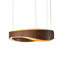 Load image into Gallery viewer, Horizon LED Pendant Light in Imbuia (39.37-Inch).