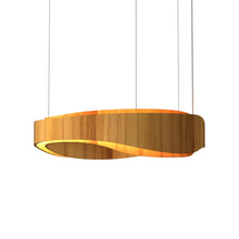 Load image into Gallery viewer, Horizon LED Pendant Light in Teak (39.37-Inch).