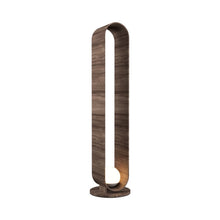 Load image into Gallery viewer, Sfera Floor Lamp in American Walnut.