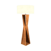 Load image into Gallery viewer, Spin Floor Lamp in Imbuia.