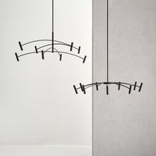 Load image into Gallery viewer, Aerial LED Chandelier in Detail.