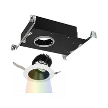 Load image into Gallery viewer, Aether 3.5 Inch Adjustable Round LED Recessed Trim in Black/White (Color Changing).
