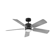 Load image into Gallery viewer, Afton LED Ceiling Fan in Matte Black.
