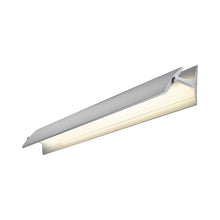 Load image into Gallery viewer, Aileron™ LED Wall Light in Large/Bright Satin Aluminum.