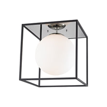 Load image into Gallery viewer, Aira Flush Mount Ceiling Light in Polished Nickel/Large.