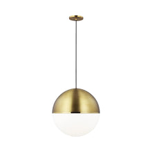 Load image into Gallery viewer, Akova Grande Pendant Light in Aged Brass/Bright Brass (X-Large).