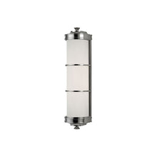 Load image into Gallery viewer, Albany Wall Light Medium/Polished Nickel.