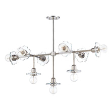 Load image into Gallery viewer, Alexa Chandelier in Polished Nickel/9-Light.