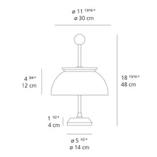 Load image into Gallery viewer, Alfa Table Lamp - line drawing.