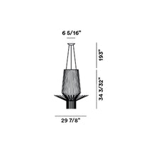 Load image into Gallery viewer, Allegretto Assai Suspension Light - line drawing.
