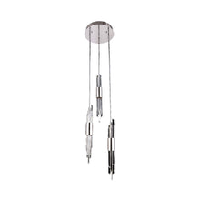Load image into Gallery viewer, Lucca Multi Light Pendant Light in Polished Chrome (3-Light).