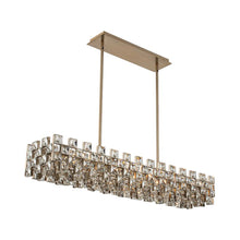 Load image into Gallery viewer, Piazze Linear Pendant Light in Polisged Chrome.