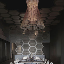 Load image into Gallery viewer, Allegro Vivace Suspension Light in dining room.