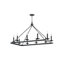 Load image into Gallery viewer, Allendale Chandelier in 10-Light/Aged Old Bronze.
