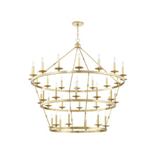 Load image into Gallery viewer, Allendale Chandelier in 36-Light/Aged Brass.