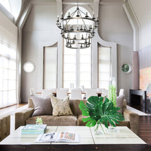 Load image into Gallery viewer, Allendale Chandelier in living room.
