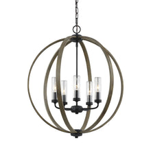 Load image into Gallery viewer, Allier Outdoor Chandelier Detail.