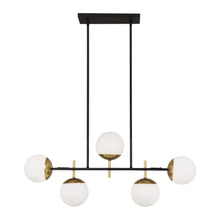 Load image into Gallery viewer, Alluria 5-Light Island Light in Weathered Black.