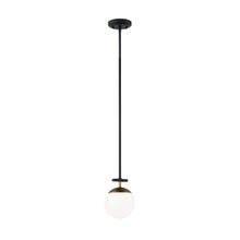 Load image into Gallery viewer, Alluria Mini Pendant Light in Weathered Black.