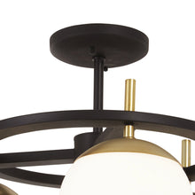 Load image into Gallery viewer, Alluria Semi-Flush Mount Ceiling Light Detail.