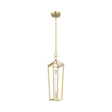 Load image into Gallery viewer, Delphine LED Pendant Light in Natural Brass (Small).
