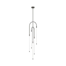 Load image into Gallery viewer, Honour LED Multi Light Pendant Light in Urban Bronze.