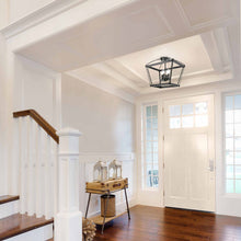 Load image into Gallery viewer, Manor Semi Flush Mount Ceiling Light in room.