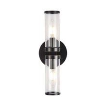 Load image into Gallery viewer, Revolve Bath Double Wall Light in Urban Bronze.