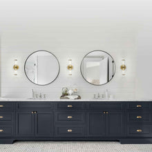 Load image into Gallery viewer, Revolve Bath Double Wall Light in Bathroom.