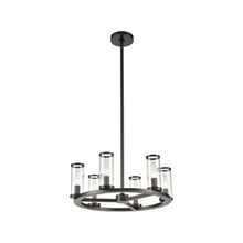 Load image into Gallery viewer, Revolve Chandelier in 6-Light/6.63-Inch/Urban Bronze.