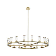 Load image into Gallery viewer, Revolve Chandelier in 18-Light/6.63-Inch/Natural Brass.