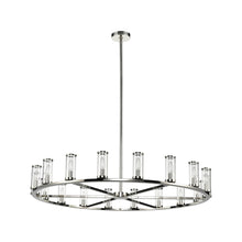 Load image into Gallery viewer, Revolve Chandelier in 18-Light/6.63-Inch/Polished Nickel.