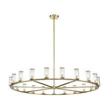 Load image into Gallery viewer, Revolve Chandelier in 21-Light/6.63-Inch/Natural Brass.