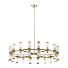 Load image into Gallery viewer, Revolve Chandelier in 36-Light/12.63-Inch/Natural Brass.