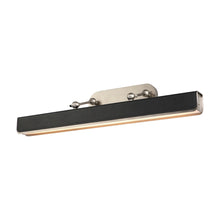 Load image into Gallery viewer, Valise LED Picture Light in Large/Aged Nickel/Tuxedo Leather .
