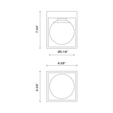 Load image into Gallery viewer, Amelia Bath Wall Light - line drawing.