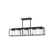 Load image into Gallery viewer, Amelia Linear Pendant Light in Matte Black (5-Light).