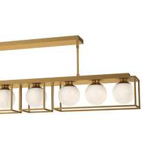 Load image into Gallery viewer, Amelia Linear Pendant Light in Detail.