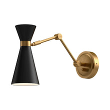 Load image into Gallery viewer, Blake Adjustable Wall Light in Matte Black.