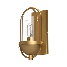 Load image into Gallery viewer, Cyrus Bath Wall Light in Aged Gold.