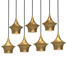 Load image into Gallery viewer, Emiko Linear Pendant Light in Detail.