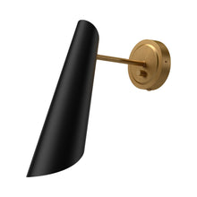 Load image into Gallery viewer, Gabriel Wall Light in Matte Black.