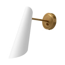 Load image into Gallery viewer, Gabriel Wall Light in White.