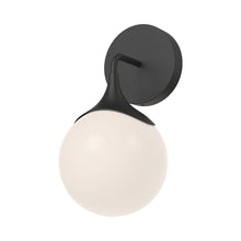 Load image into Gallery viewer, Nouveau Bath Wall Light in Matte Black.