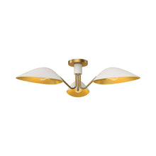 Load image into Gallery viewer, Oscar Semi Flush Mount Ceiling Light in Detail.