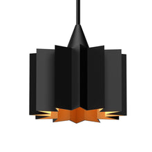 Load image into Gallery viewer, Plisse Rod Pendant Light in Detail.
