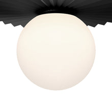 Load image into Gallery viewer, Plume Flush Mount Ceiling Light in Detail.