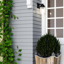 Load image into Gallery viewer, Quincy Bath Wall Light in Outside Area.