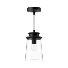 Load image into Gallery viewer, Quincy Exterior Pendant Light in Clear Glass.
