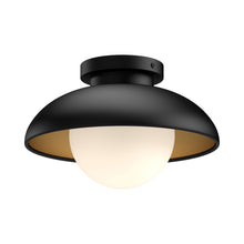 Load image into Gallery viewer, Rubio Flush Mount Ceiling Light in Matte Black (Large).